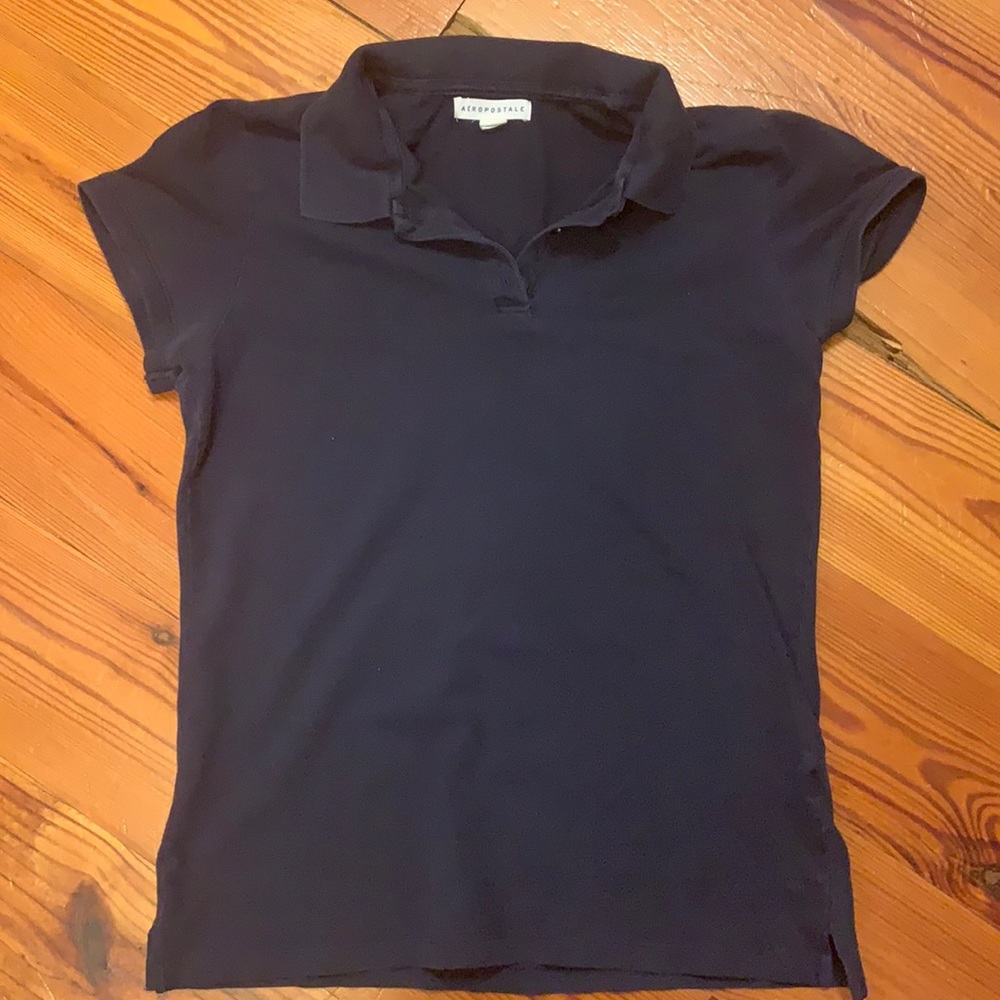 🌼🌼🌼Aeropostale Girls Uniform Shirt/Polo in Dark Blue